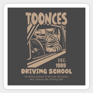 Toonces The Driving Cat Sticker
